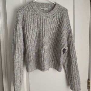juniors size small grey american eagle sweater
